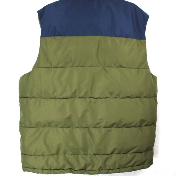 Orvis Men's Green Blue Puffer Sleeveless Vest Jacket Outdoor Fishing Size XL - Picture 7 of 8